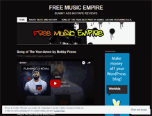Tablet Screenshot of freemusicempire.com